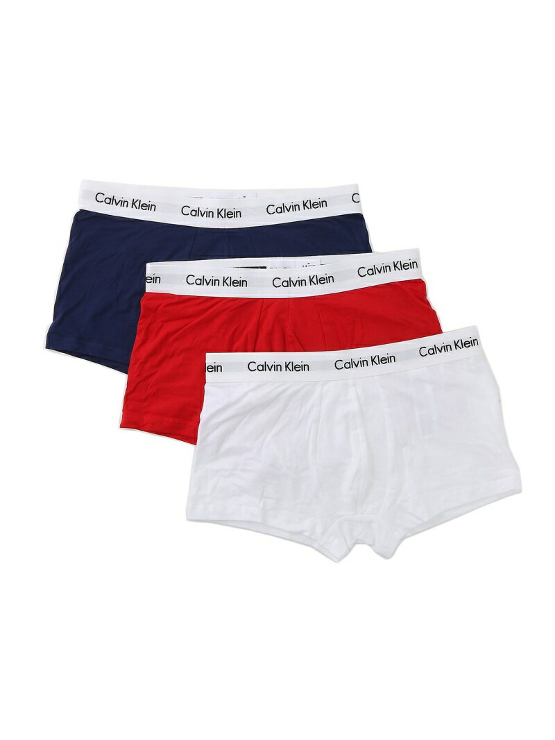 Calvin Klein Underwear (M) カルバン クライン 3パック ローライズ ボクサー パンツ カルバン・クライン インナー/ナイトウェア ボクサーパンツ/トランクス ブラック【送料無料】