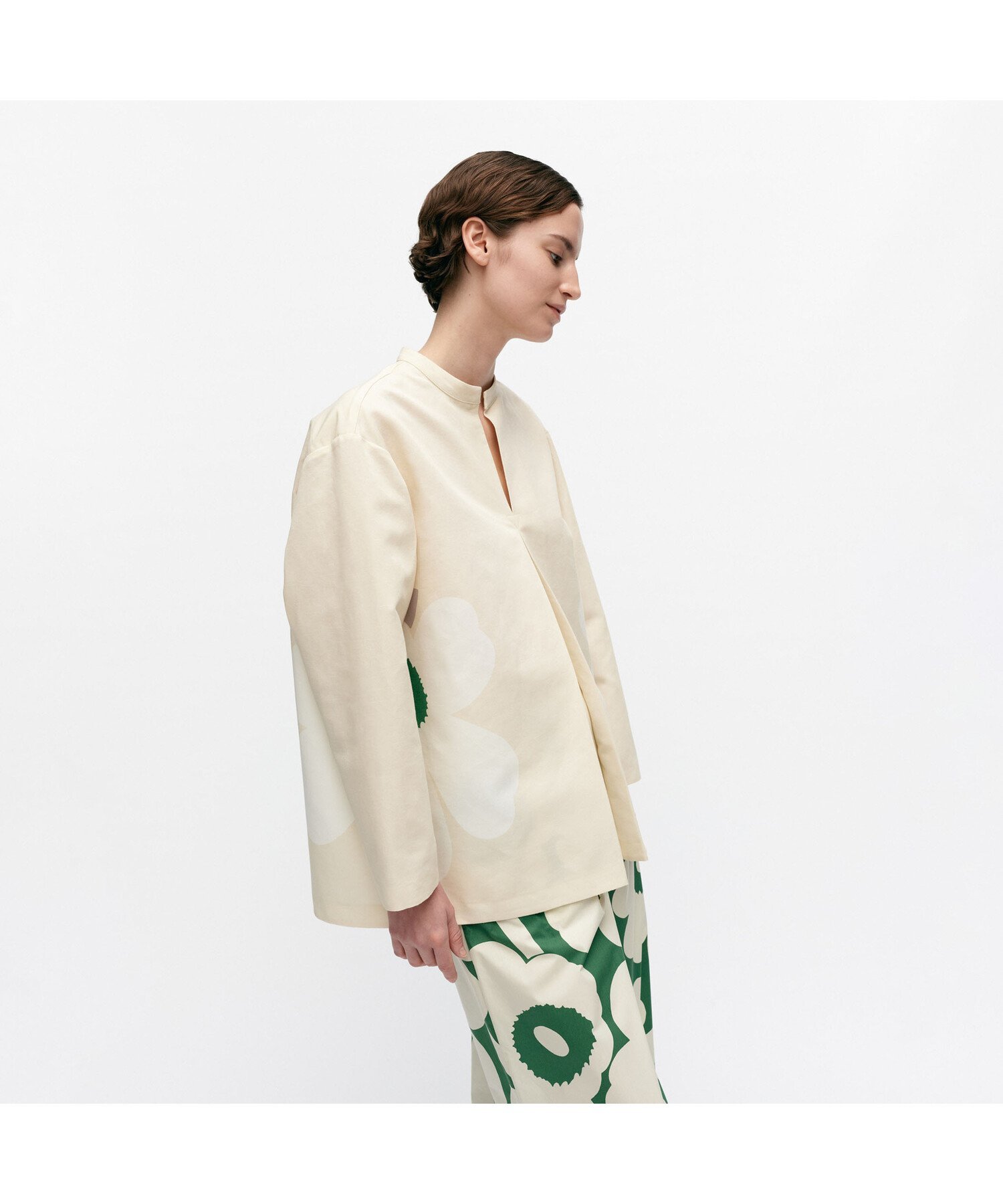 【SALE／30%OFF】Marimekko Kerran Heijastus Unikko ブラウス マリメッコ トップス シャツ・ブラウス ベージュ【送料無料】