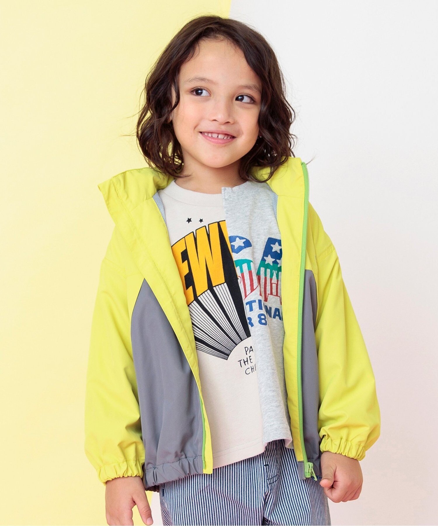 BREEZE カラバリウィンドブレーカー エフオーオンラインストア トップス パーカー・フーディー ピンク ブラック ブラウン グリーン ベージュ