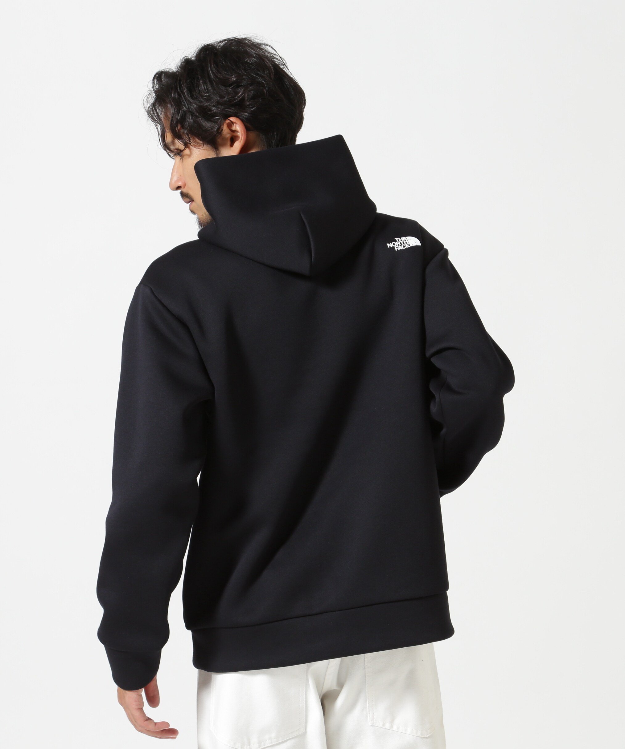 【SALE／5%OFF】B'2nd THE NORTH FACE(ザ・ノース・フェイス) Tech Air Sweat Wide Hoodie ビーセカンド トップス パーカー・フーディー グレー ブラック【送料無料】