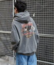 【SALE/50%OFF】WEGO MEN'S ピグメントグラフィックプルパーカー ウィゴー トップス パーカー・フーディー