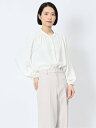【SALE/50%OFF】m.f.editorial ギャザー ボリュームスリーブ ブラウス 【25SS】 長袖 レディース シャツ カットソー トップス ブラ...