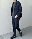 SHIPS any SHIPS any:<撥水/軽量/ストレッチ>SOLOTEX(R) シアサッカー セットアップ スーツ 25SS◇ シップス スーツ・フォー...