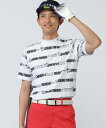 【SALE/40%OFF】PEARLY GATES MFY 速衣メッシュ半袖モックネックカットソー <ロゴバーコードボーダー柄> パーリーゲイツ トップス その他のトップス ホワイト ネイビー【送料無料】