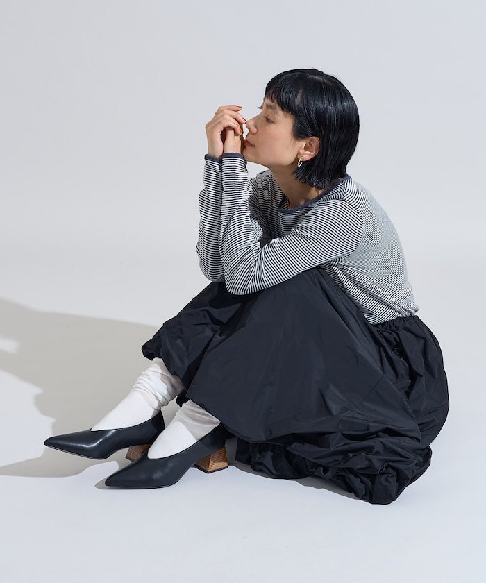 【SALE／55%OFF】FREAK'S STORE レザー ウェッジソールパンプス 25AW フリークスストア シューズ・靴 パンプス ブラウン ブラック【送料無料】