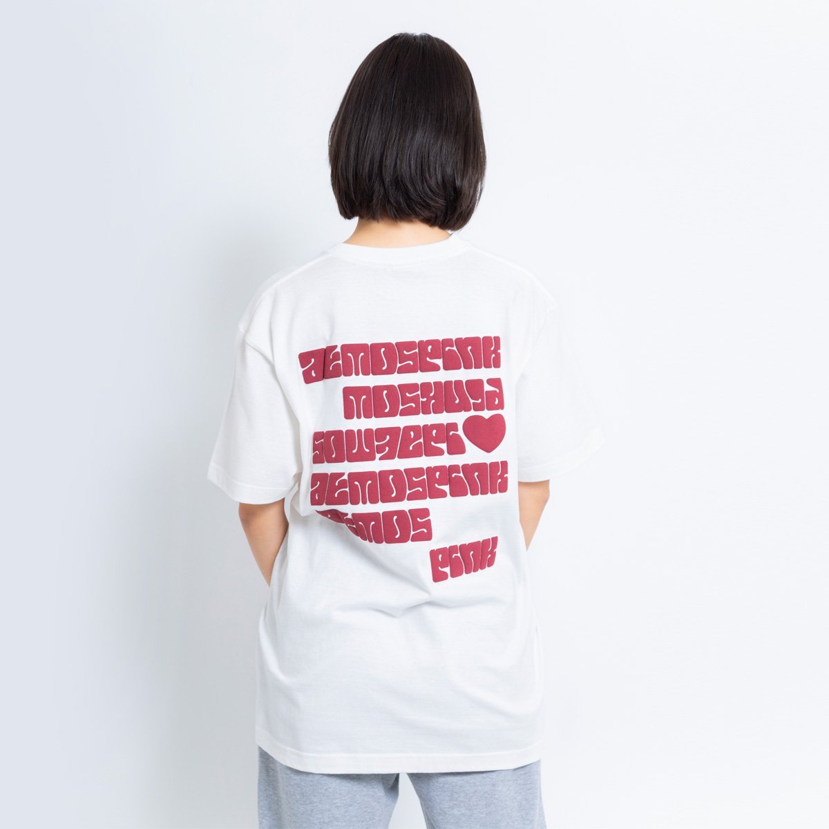 atmos pink atmos pink Foam Print T-shirt WHITE アトモス トップス カットソー・Tシャツ ホワイト