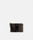 【SALE/62%OFF】COACH OUTLET 【公式】コーナー ジップ リストレット・シグネチャー キャンバス・ストライプ コーチ アウトレット 財布・ポ...