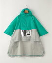 SHIPS KIDS 【WEB限定】THE PARK SHOP:RAIN PARK PONCHO シップス ジャケット・アウター レインコート ネイビー シルバ...