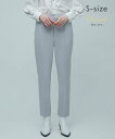 BEIGE, 【S-size】CORBY / クロップドパンツ ベイジ, パンツ スラックス・ドレスパンツ ベージュ ブルー グレー【送料無料】