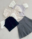 【SALE/30%OFF】MAJESTIC LEGON パールチェーン異素材トップス マジェスティックレゴン トップス カットソー・Tシャツ グレー ピンク ブ...