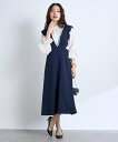 La boutique BonBon 【miki監修・3サイズ展開あり】スカラップパールフレアジャンドレ ラブティックボンボン ワンピース・ドレス その他のワン...