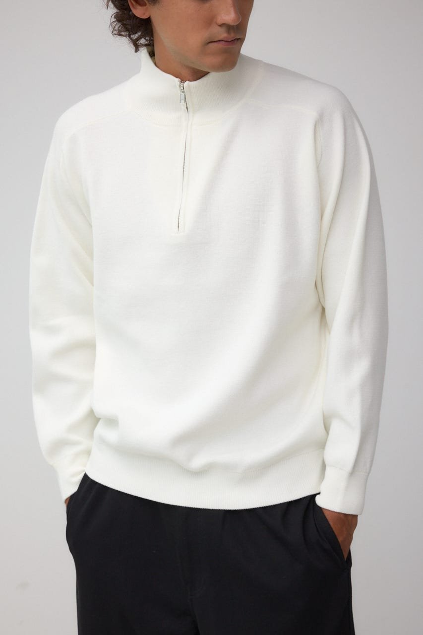 AURALEE ハーフジップニット　M AURALEE - 【新品】 AURALEE / オーラリー | ELASTIC HIGH GAUGE