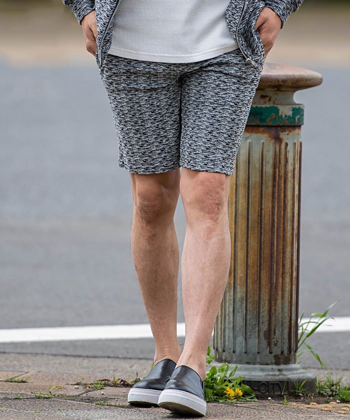 CavariA ランダムパイルショートパンツ シルバーバレット パンツ その他のパンツ ネイビー ブラック ベージュ