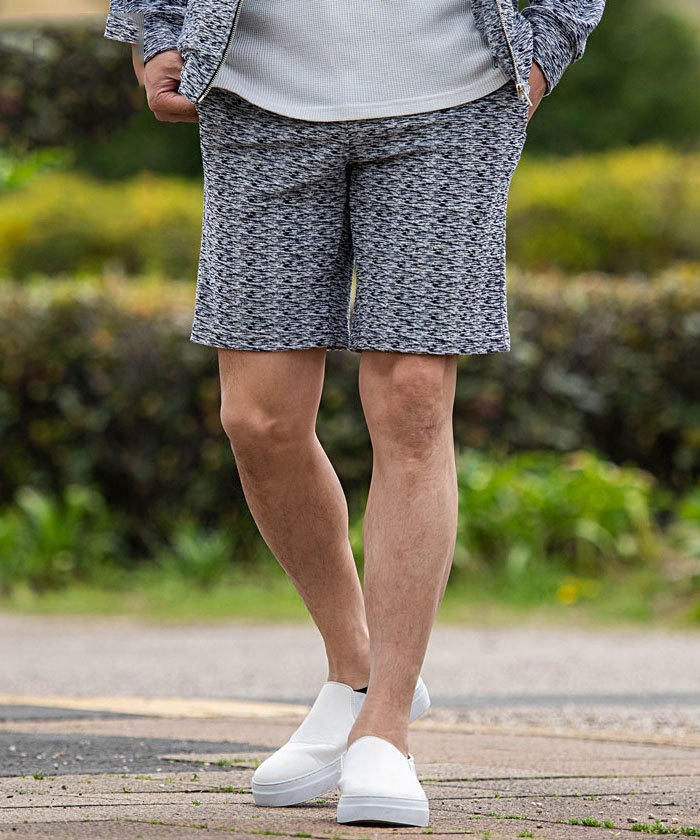 CavariA ランダムパイルショートパンツ シルバーバレット パンツ その他のパンツ ネイビー ブラック ベージュ