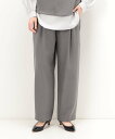 【SALE/28%OFF】Gabardine K.T 【セットアップ対応】パウダーツイルストレッチ ワイドパンツ コムサ パンツ その他のパンツ ネイビー ブラ...
