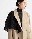 【SALE/40%OFF】BABYLONE 【VIOLETTEROOM】<別注>スカーフ バビロン ファッション雑貨 スカーフ・バンダナ ベージュ ブラック【送料無料】(4)