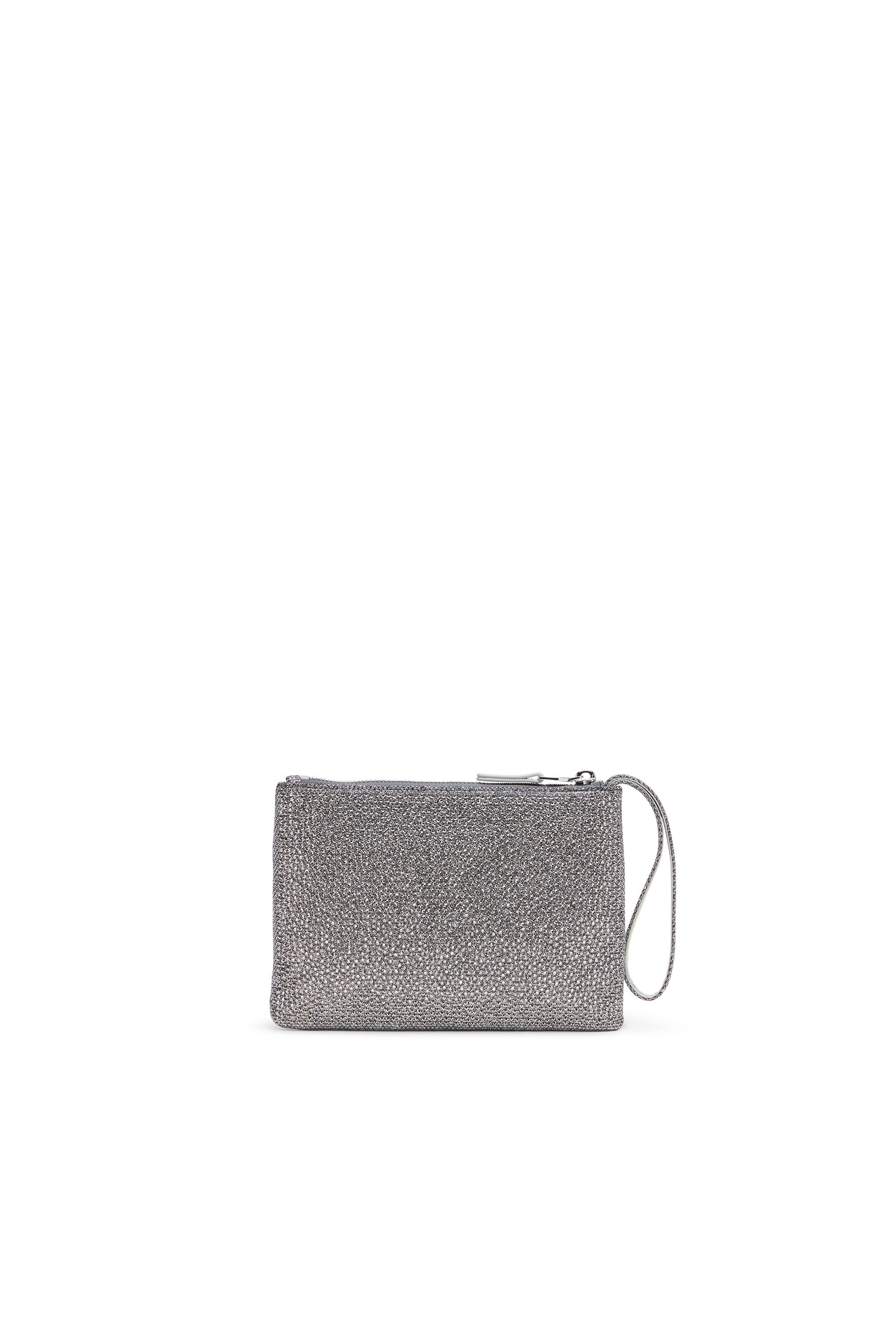 ウィメンズ フラットポーチ PLAY POUCH II ディーゼル 財布・ポーチ・ケース ポーチ シルバー