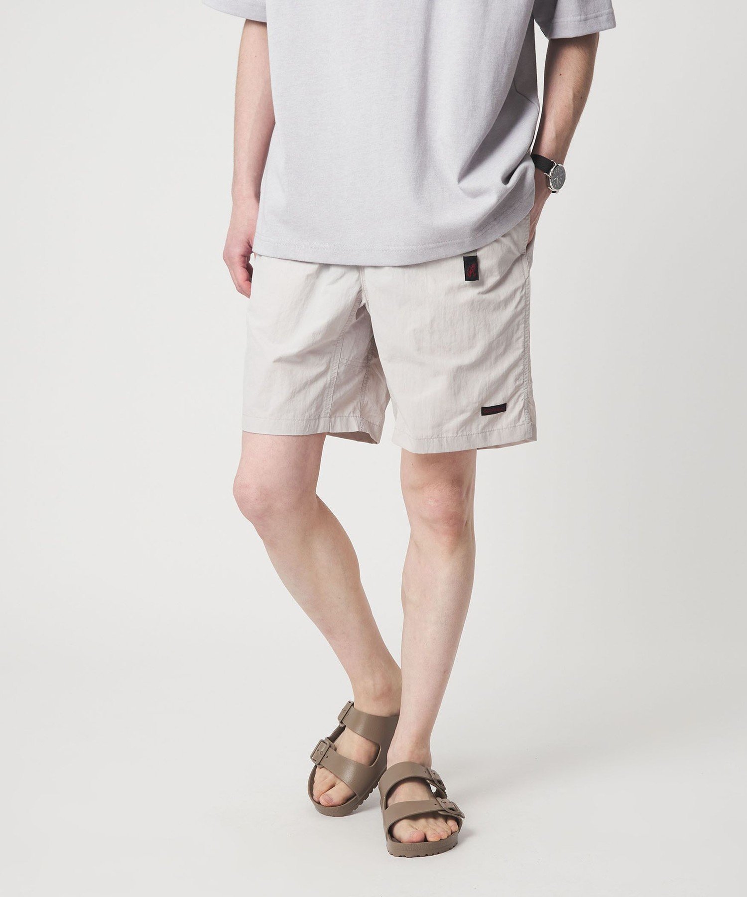 ＜GRAMICCI＞ナイロン パッカブル Gショーツ ショートパンツ ユナイテッドアローズ グリーンレーベルリラクシング パンツ その他のパンツ ホワイト ブラック グレー