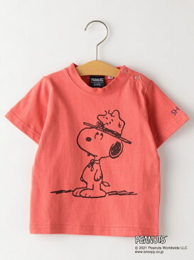 SHIPS KIDS SHIPS KIDS:スヌーピー 半袖 TEE(80~90cm) シップス カットソー キッズカットソー ブルー ホワイト ピンク グリーン【送料無料】