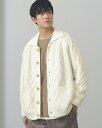 【SALE／60%OFF】BEAMS HEART BEAMS HEART / アラン カーディガン ビームス アウトレット トップス ニット ブラック