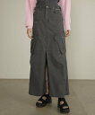 PRANK PROJECT ウォッシュドカーゴポケットマキシスカート / Washed Cargo Pocket Maxi Skirt プランク プロジェクト ...