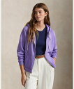 POLO RALPH LAUREN フリース フルジップ フーディ ラルフローレン トップス パーカー・フーディー パープル【送料無料】(4)