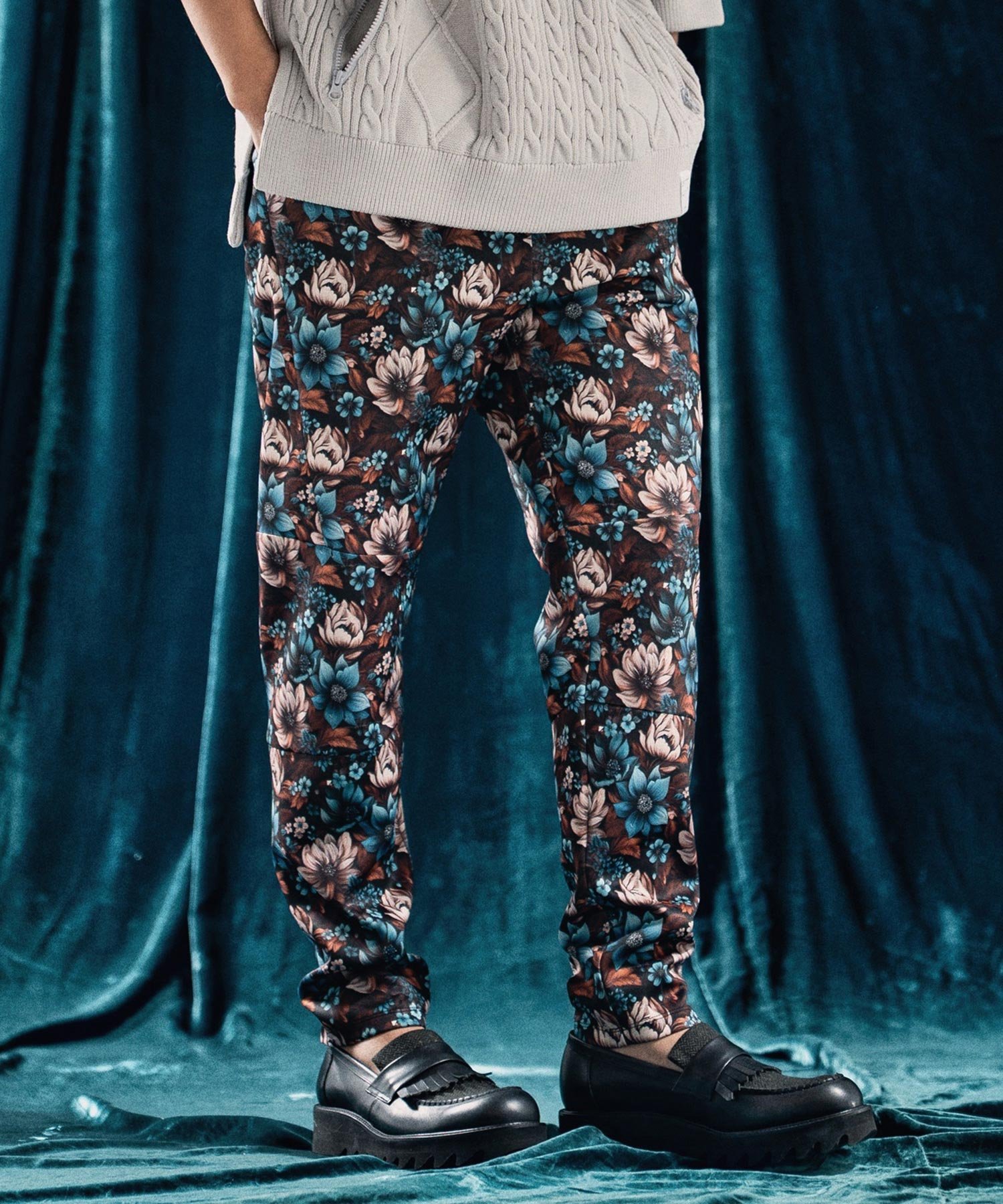 ANGENEHM mp13340-Track pants -botanical pattern- ȥåѥ ӥ ѥ ¾...