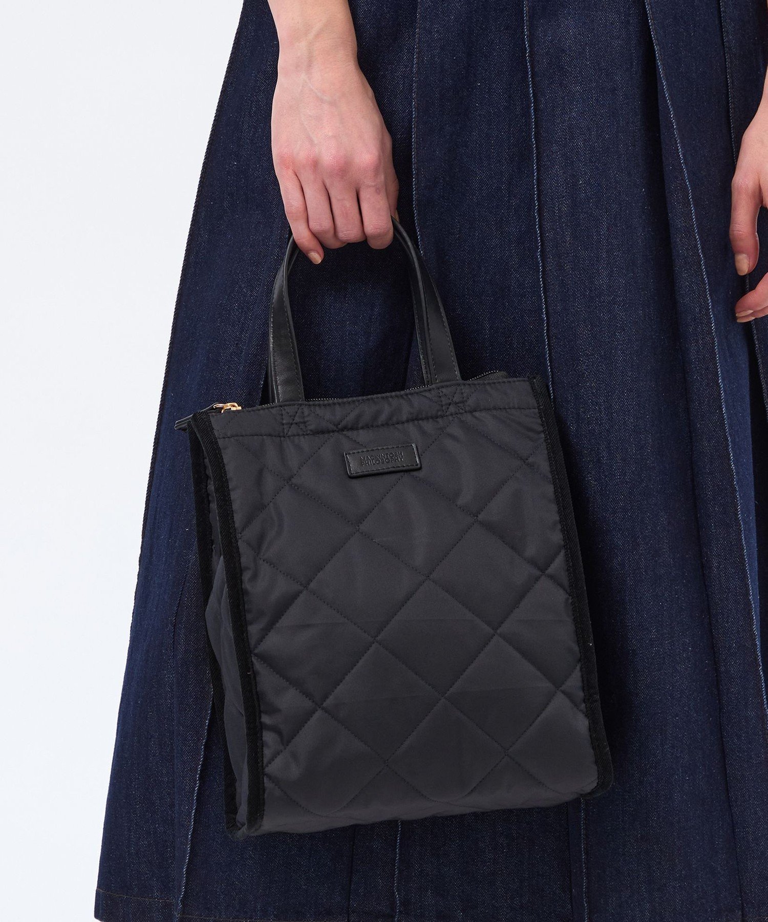MACKINTOSH PHILOSOPHY 【Buckingham Tote(バッキンガムトート)】ミニ マッキントッシュ フィロソフィー バッグ トートバッグ ベージュ ネイビー【送料無料】