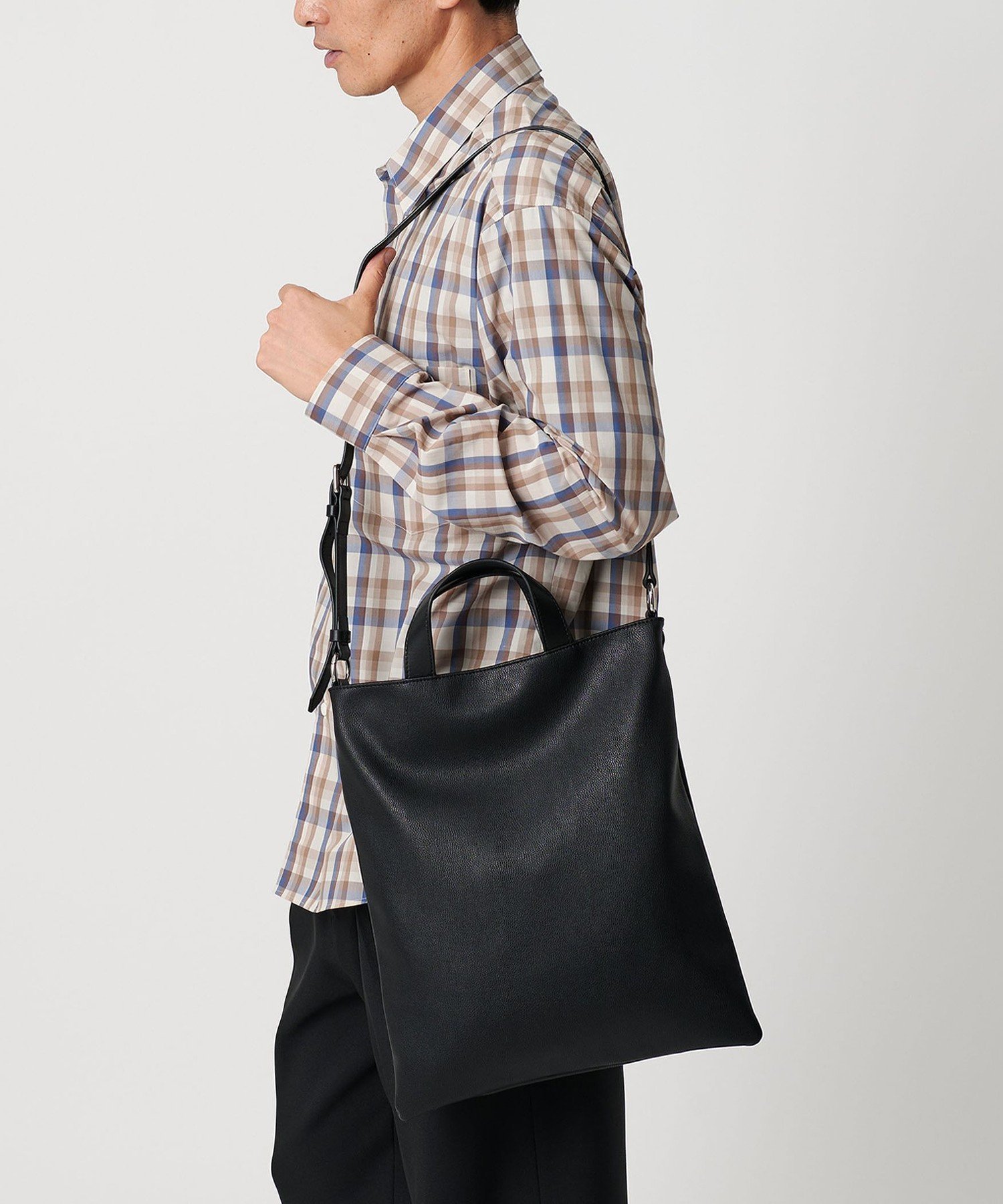 "Drape Bag Series" トート ショルダー バッグ 2WAY ユナイテッドアローズ アウトレット バッグ トートバッグ ブラック