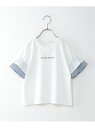 【SALE／40 OFF】ikka 【キッズ】レースティアードスリーブT(120~160cm) イッカ トップス カットソー Tシャツ ホワイト ブラック