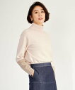 【SALE/30%OFF】自由区 【洗える】セミウーステッドウールタートルネック ニット ジユウク トップス ニット グレー ベージュ ピンク【送料無料】