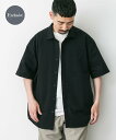 URBAN RESEARCH DOORS 【予約】『別注』Marmot*DOORS DOTAIR SHORT-SLEEVE SHIRTS アーバンリサーチドアーズ トップス シャツ・ブラウス ブラック グレー ベージュ【送料無料】