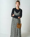 FREAK'S STORE インド 花柄 プリント キャミワンピース【限定展開】 25AW フリークスストア ワンピース・ドレス ワンピース グレー ブラック ...