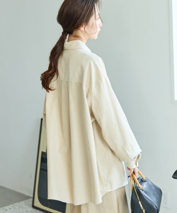 FREAK'S STORE コーデュロイ オーバー シャツ【限定展開】 25AW フリークスストア トップス シャツ・ブラウス ブラック ベージュ ブルー【送料無料】のサムネイル