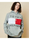 TOMMY HILFIGER TOMMY HILFIGER(トミーヒルフィガー) フラッグパーカー トミーヒルフィガー カットソー パーカー グレー ネイビー ブラック【送料無料】