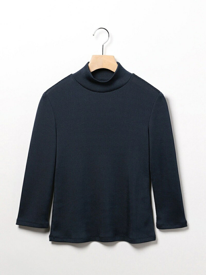 SCAPA トリアセリブカットソー スキャパ トップス カットソー・Tシャツ ブラウン グリーン ネイビー パープル
