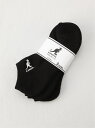 【SALE/10%OFF】KANGOL KANGOL/(U)【78】 ソリッドカラーワンポイントソックス レアリゼ 靴下・レッグウェア 靴下 ブラック ホワイト