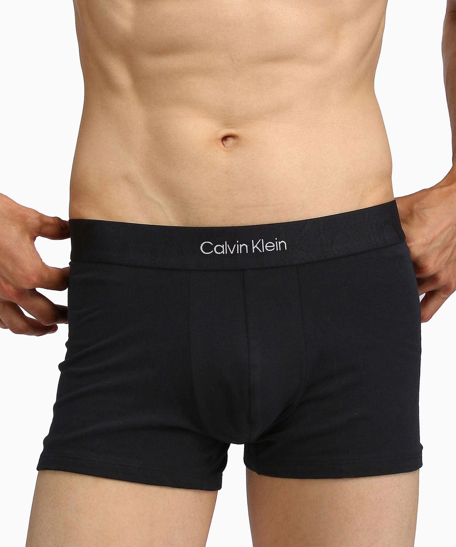 Calvin Klein Underwear (M) カルバンクライン レイヤードロゴトランクス Calvin Klein Underwear NB3299 カルバン・クライン インナー・ルームウェア ボクサーパンツ・トランクス ブラック ブルー グレー ホワイト