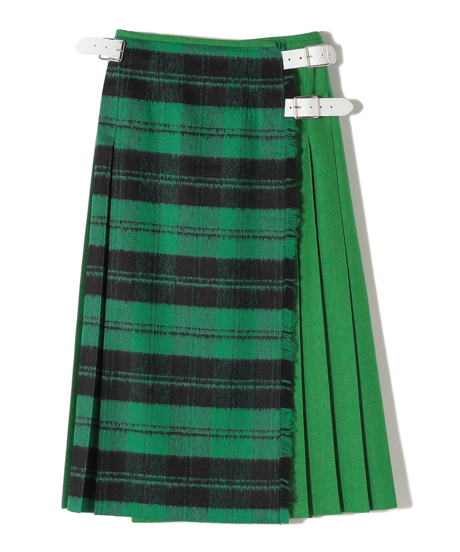 【SALE／30%OFF】SHIPS WOMEN ONEIL OF DUBLIN:コンビファッションロングキルトスカート シップス スカート ロング・マキシスカート グリーン【送料無料】のサムネイル