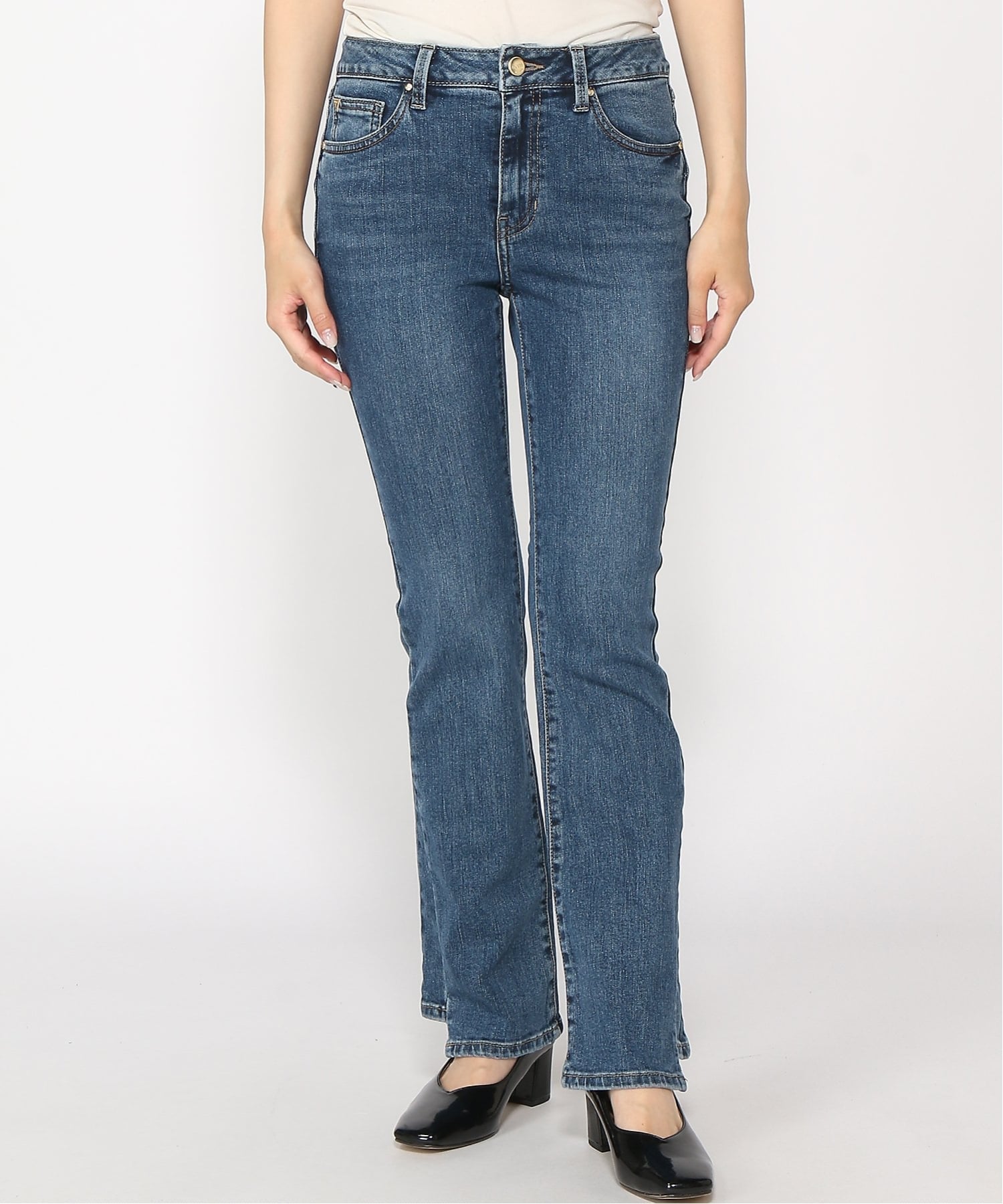 GUESS デニムパンツ ジーンズ (W)Slim Brush Cut Denim Pants ゲス パンツ ジーンズ・デニムパンツ ブルー