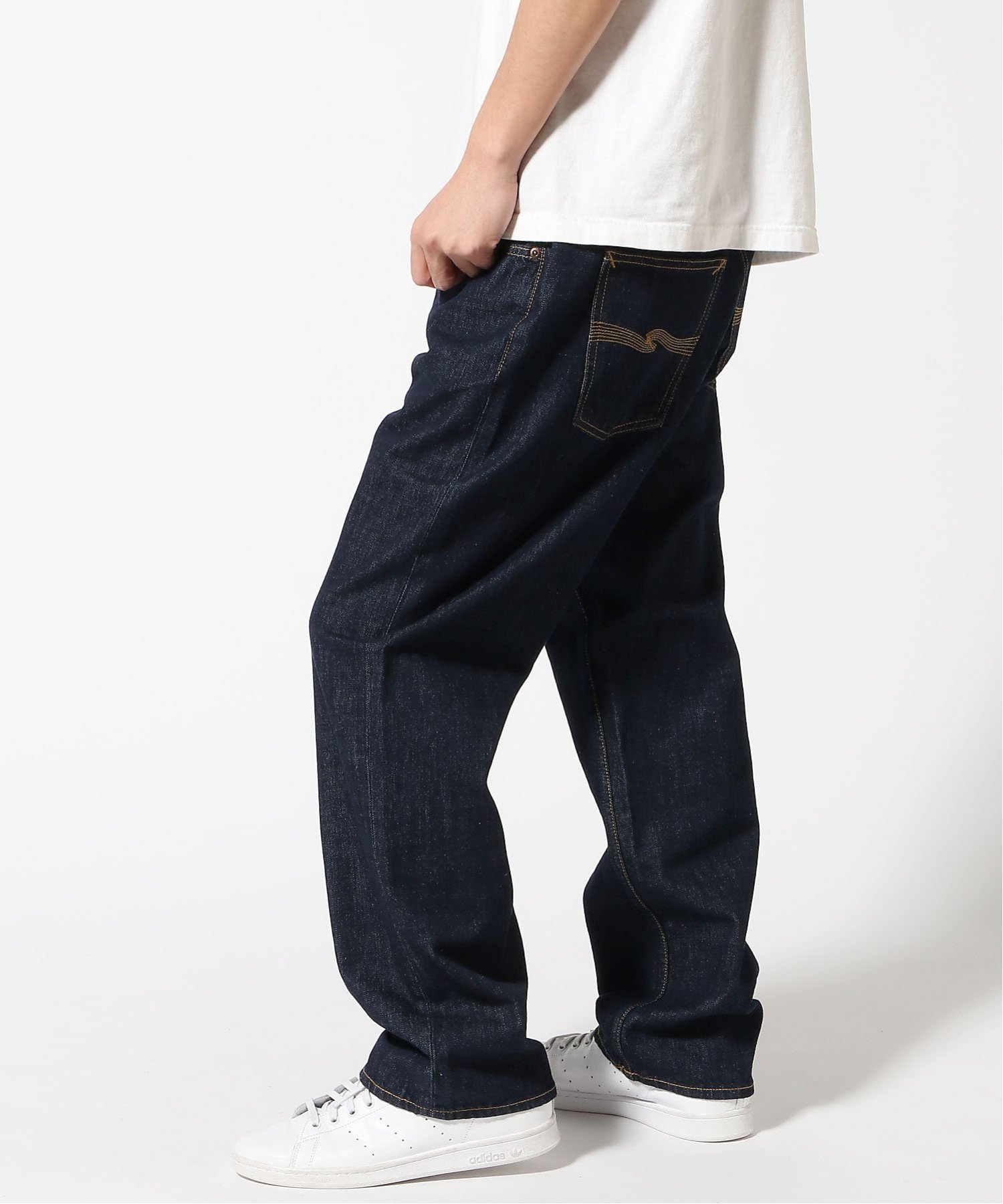 Nudie Jeans Nudie Jeans/(M)Tuff Tony453 タフトニー ルーズストレートジーンズ ヒーローインターナショナル マーケット プレイス パンツ ジーンズ・デニムパンツ ネイビー【送料無料】