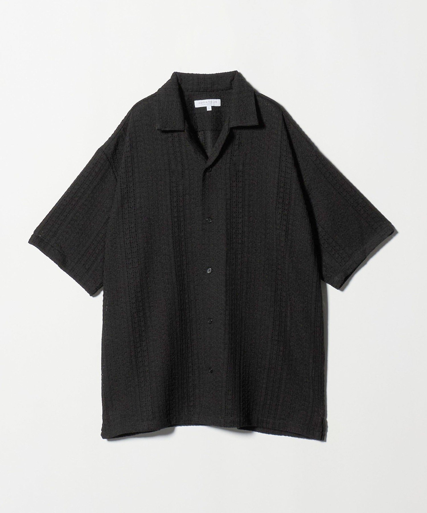 【SALE/60%OFF】a day in the life ソリッド レース オープンカラーシャツ<A DAY IN THE LIFE> ユナイテッドアローズ...