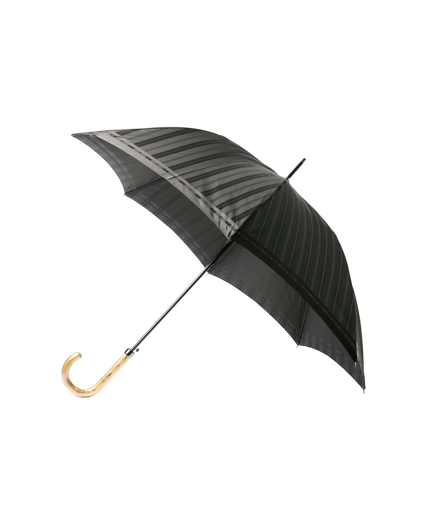 BEAMS JAPAN 槙田商店 / Tie Stripe * Plain アンブレラ 長傘 ビームス ジャパン ファッション雑貨 傘..