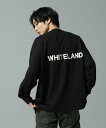 LHP WHITELAND/ホワイトランド/LOGO LST/ロゴロングスリーブT エルエイチピー トップス カットソー Tシャツ ブラック グレー ホワイト カーキ【送料無料】