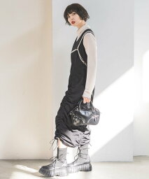 ページボーイ ワンピース 【SALE／55%OFF】PAGEBOY 2WAYシャーリングワンピース ページボーイ ワンピース・ドレス ワンピース ブラック グレー