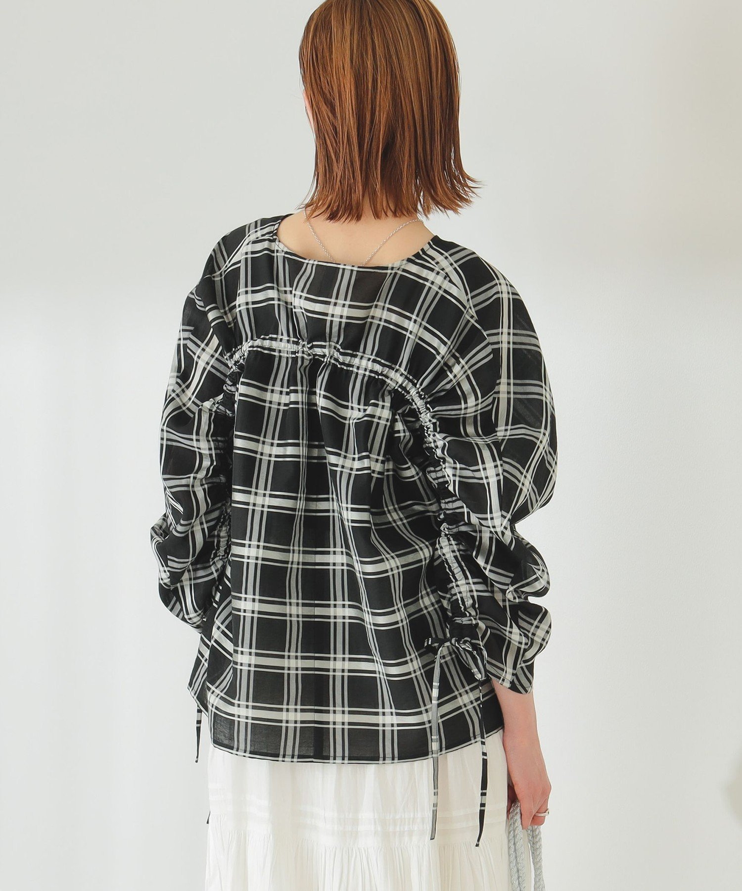 【SALE／60%OFF】B:MING by BEAMS B:MING by BEAMS / バックギャザー ブラウス ビームス アウトレット ..