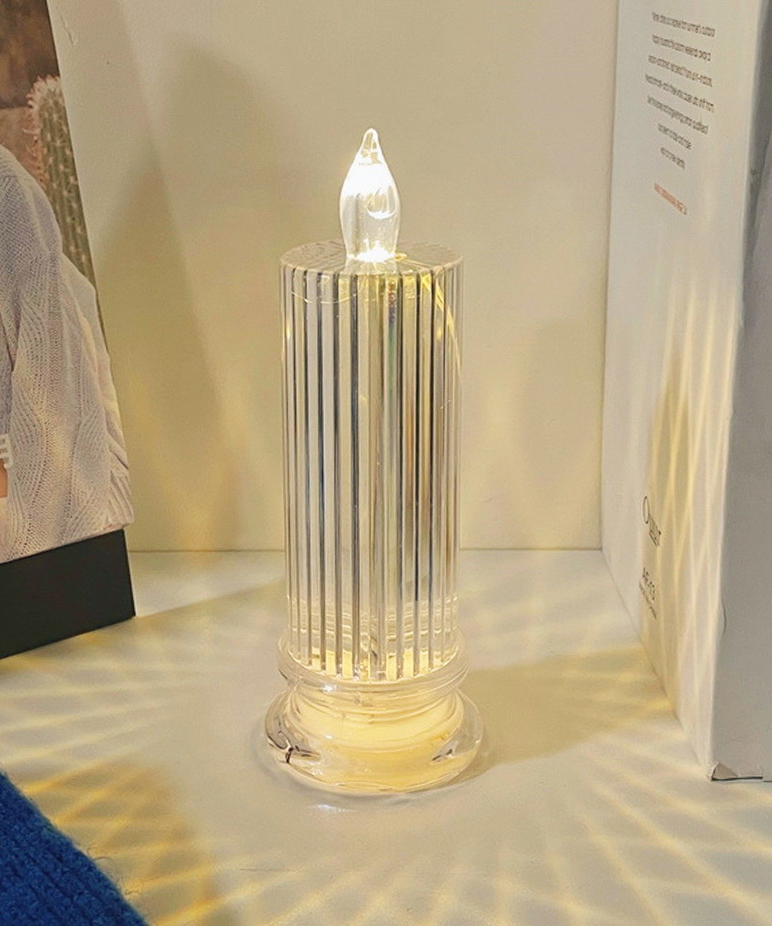 【SALE/5%OFF】aimoha home aimoha home/キャンドル型ライド アイモハ インテリア・生活雑貨 ライト・照明器具 ホワイト