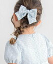 【SALE/40%OFF】Tartine et Chocolat 【日本製】【お揃い】ラッセルレースリボンヘアクリップ ベベ オンライン ストア ヘアアクセサリ...