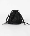 URBAN RESEARCH BAICYCLON by bagjack MESH DRAW STRING BAG S アーバンリサーチ バッグ ショルダーバッグ ブラック【送料無料】