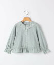 【SALE/30%OFF】SHIPS KIDS SHIPS KIDS:100~130cm / 刺繍 カラー ブラウス シップス トップス シャツ・ブラウス グリ...